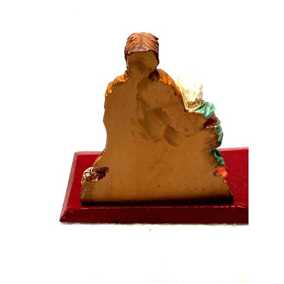 Stocking hanger, Cedar Creek Christmas Collection Vintage Small dot missing red - Picture 10 of 11